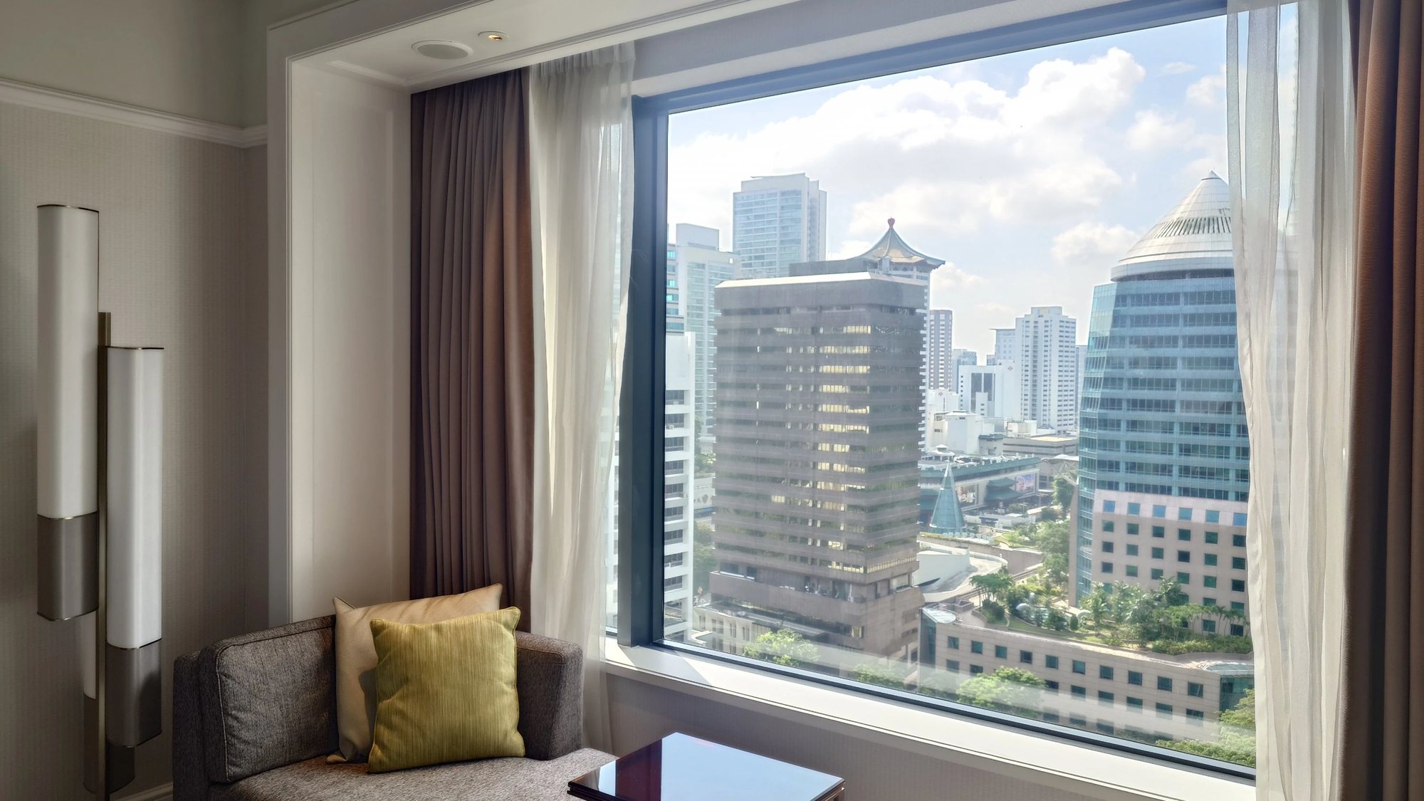 The window seat and view over Orchard