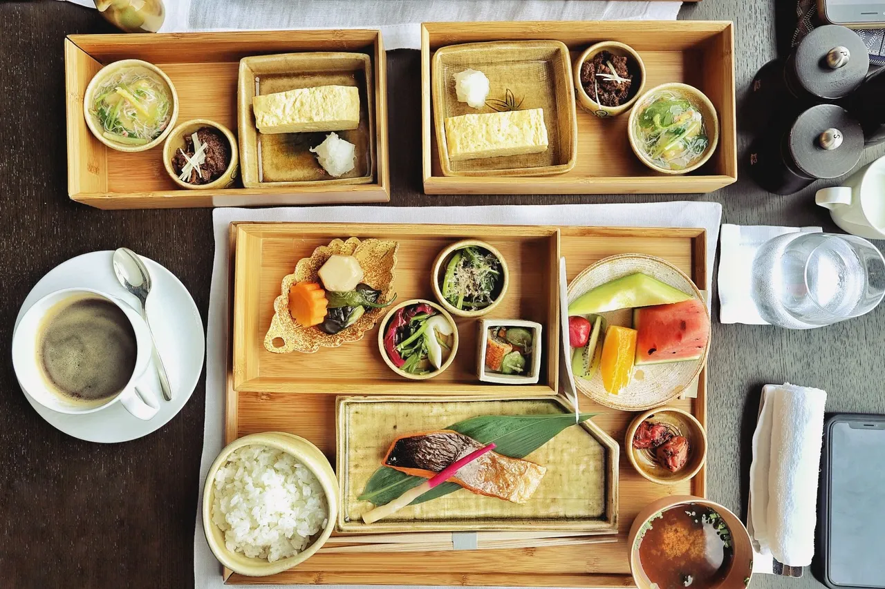 Aman Tokyo: the Japanese breakfast set